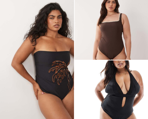 Plus Size Swimwear for Curvy Women cover photo collage