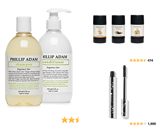 Clean beauty cover photo collage