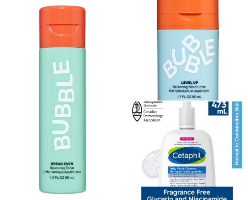 skincare for oily skin cover photo collage