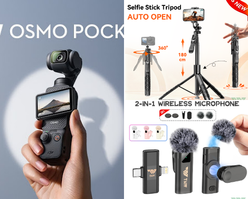 Vlogging Must! cover photo collage