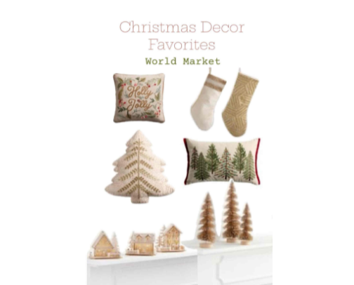 Christmas Decor Favorites!! 🎀 cover photo collage