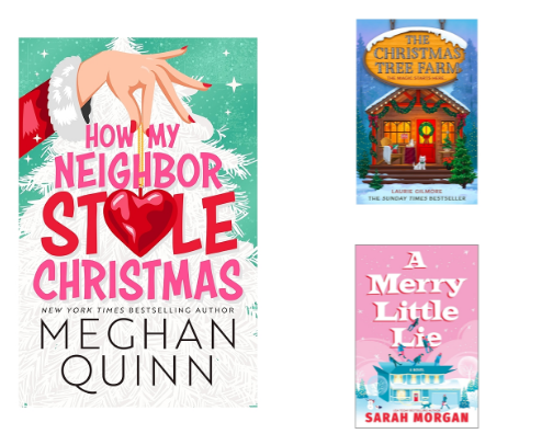 Holly Jolly Books cover photo collage