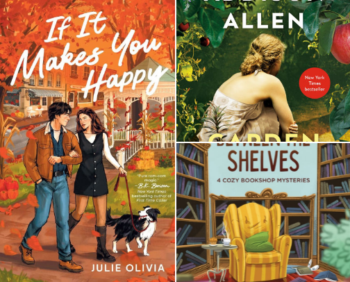 Cozy fall pumpkin spice reads! cover photo collage