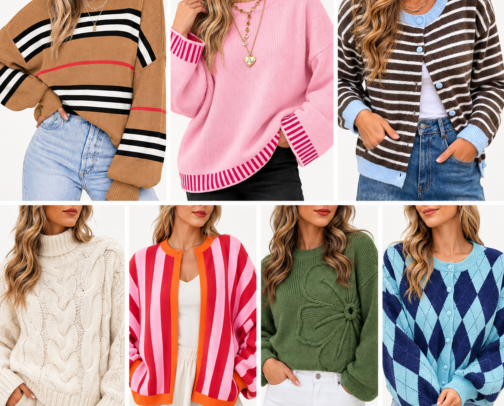 Fall Sweaters from Amazon Worth Adding to your Closet cover photo collage