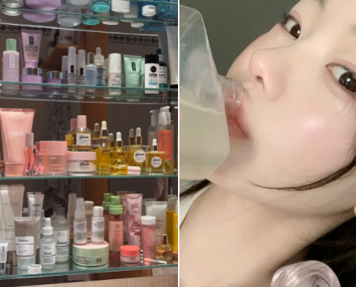 My improved skincare routine cover photo collage