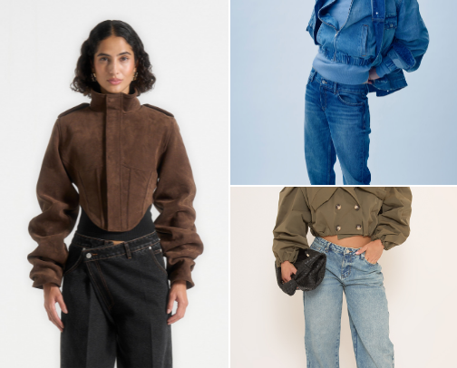 Womans Fall Coats cover photo collage