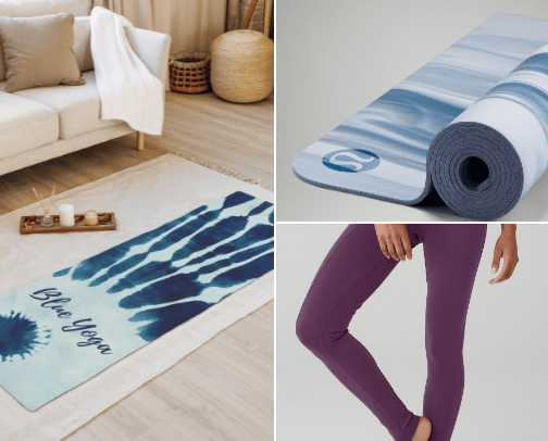 Yoga essence cover photo collage