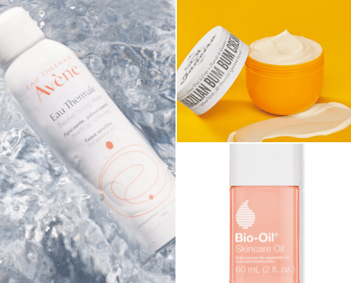 Skincare cover photo collage