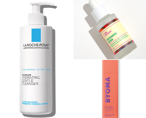 Affordable skin care✨🤍 cover photo collage