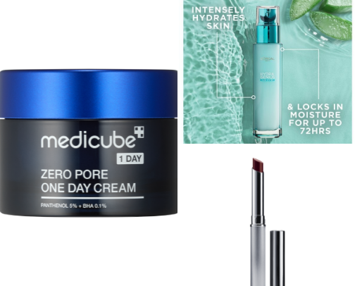 Skincare routine cover photo collage