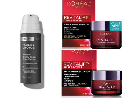 Women over 50 skin care, diets, clothes.  All products we need over 50 cover photo collage