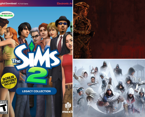 Epic games I've loved and still do cover photo collage