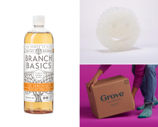Non toxic cleaning supplies for the home cover photo collage