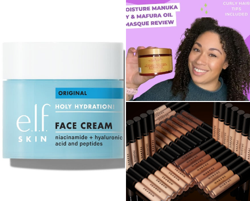 My Favorite Beauty Recs cover photo collage