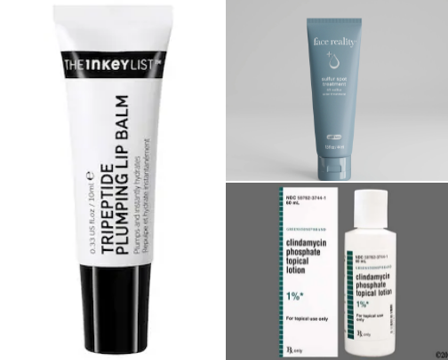 Skincare cover photo collage