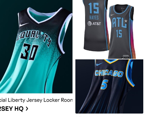 WNBA Jerseys 🎽🏀⛹🏽‍♀️ cover photo collage