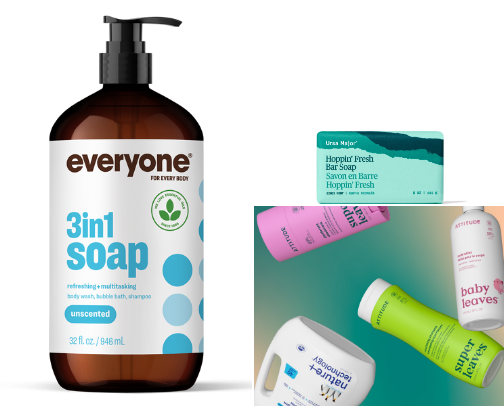 Best soaps and body wash cover photo collage