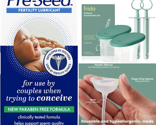 At home insemination essentials for lesbian couples 👶🏼 cover photo collage