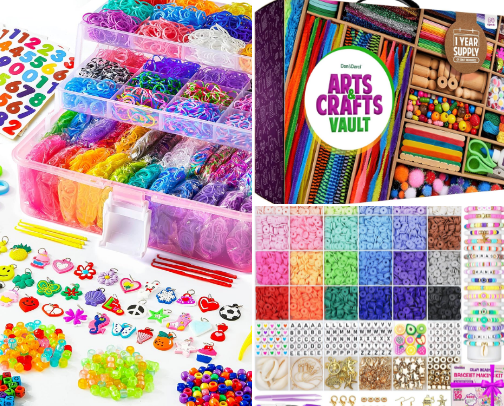 Crafting galore! For you and your kids! cover photo collage