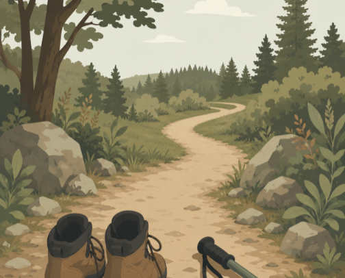 Hidden Hiking Trails for Beginners & Exactly What to Pack (Midwest) cover photo collage