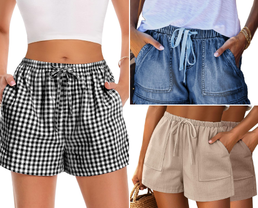Drawstring Shorts and Pants cover photo collage