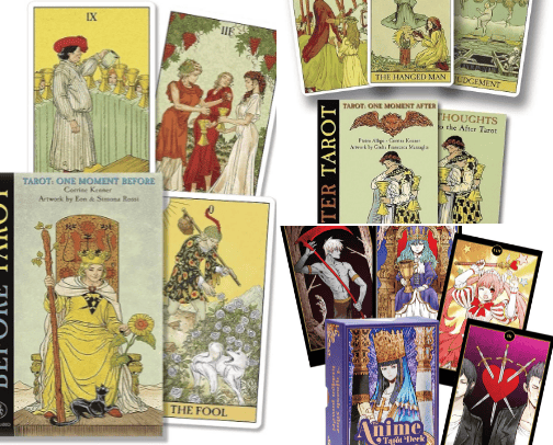 Favorite Tarot Decks cover photo collage