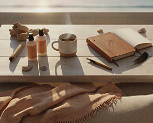 Grit & Glam Morning Rituals cover photo collage