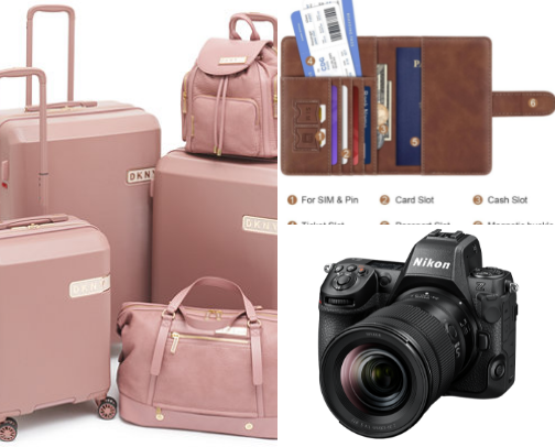 Travel essentials cover photo collage