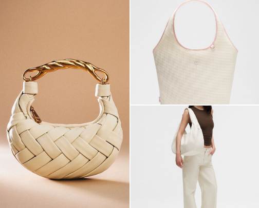Timeless White & Ivory Handbags cover photo collage