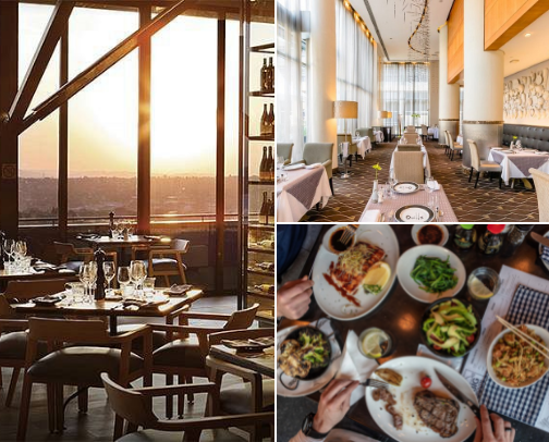 Restaurants to eat at in Johannesburg cover photo collage