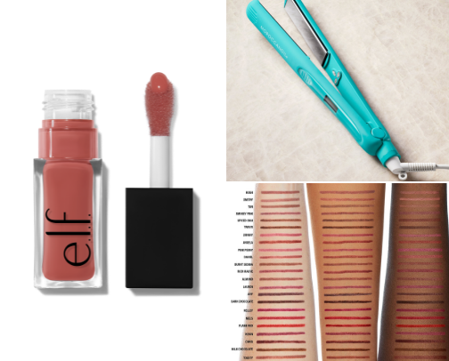 my fav beauty recs 🪩 cover photo collage