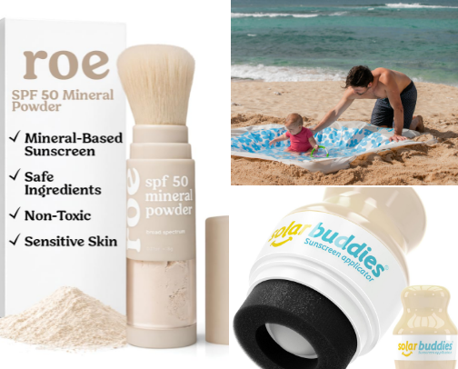 Beach trips with Baby cover photo collage