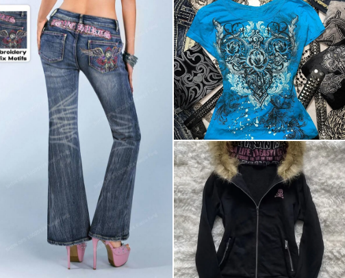 📌early-2000s chic style cover photo collage