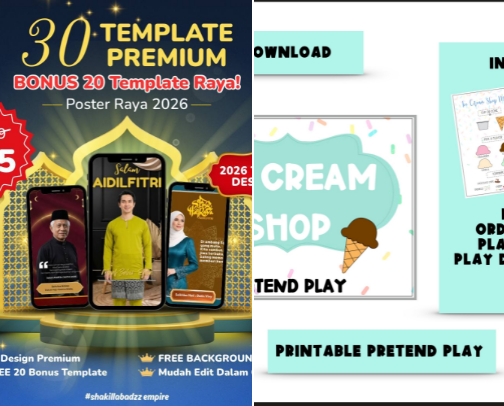 Digital Products cover photo collage