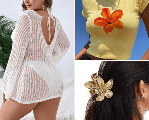 vacation 👙 cover photo collage