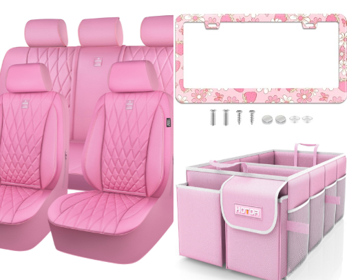 Pink Car Recommendations 🌸 cover photo collage