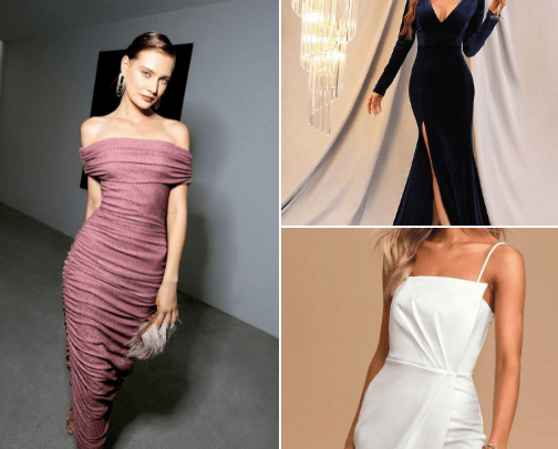 dresses to a special event🎀 cover photo collage