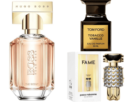 Fragrances cover photo collage