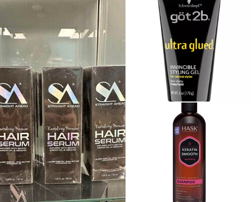 Hair care cover photo collage