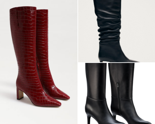 high heel boots cover photo collage