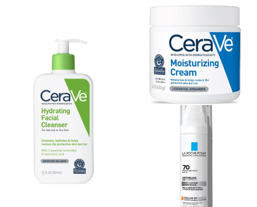 Skin care 🧴 cover photo collage