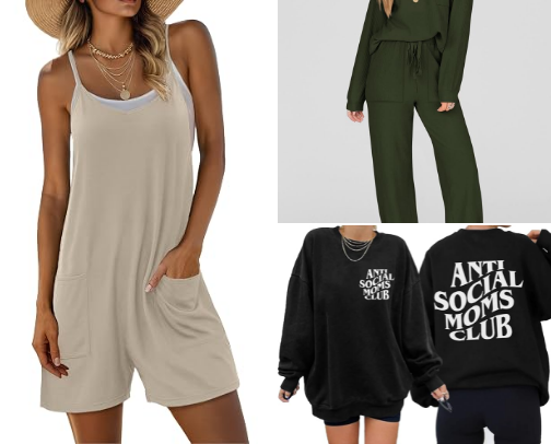 The SAHM Uniform: Cute, Comfy & Chaos-Proof cover photo collage