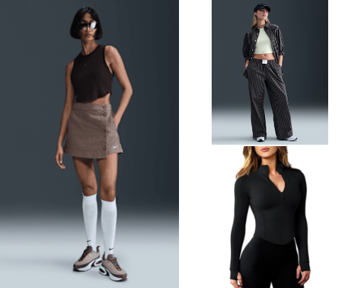 Sportswear cover photo collage