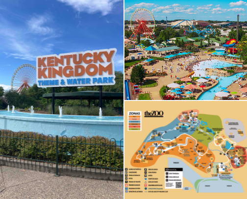 Summer activities in Kentucky cover photo collage