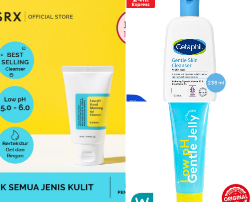 Gentle Cleansers for Healthy, Balanced Skin cover photo collage