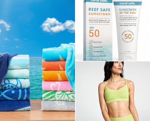 A solid Beach Day Must-Have List cover photo collage