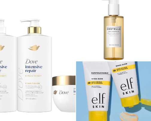My favorite beauty recs cover photo collage