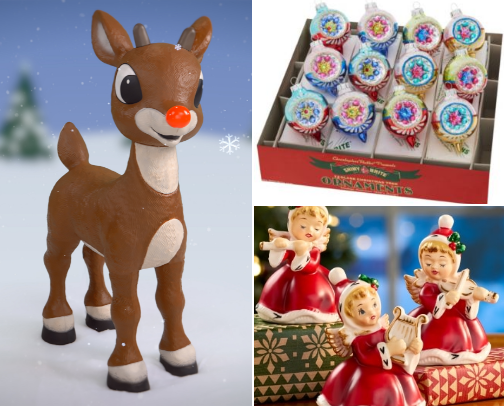 Vintage Christmas Decor cover photo collage