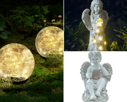 Affordable garden décor cover photo collage