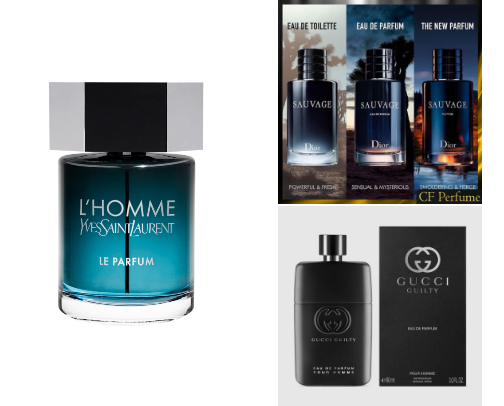 PARFUMES 🪄 (men) cover photo collage